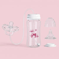Biberon filaire LumiBaby rose